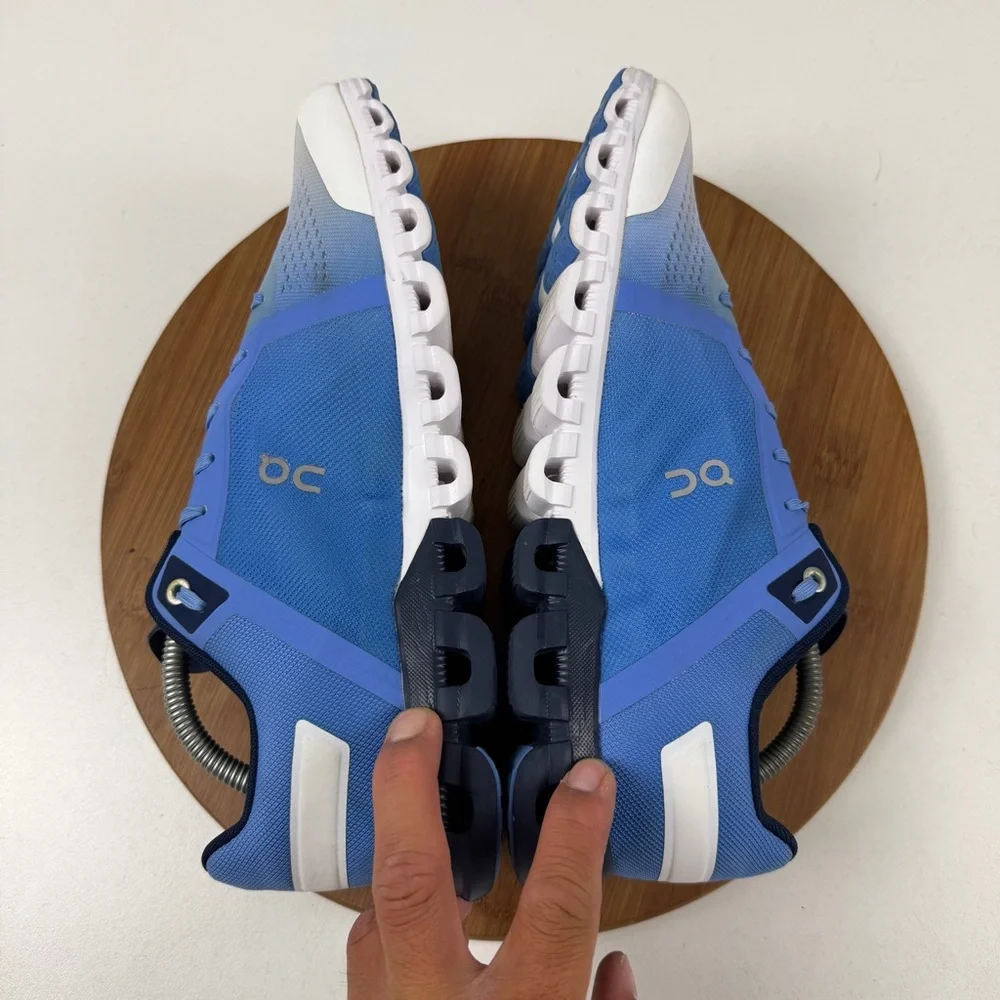 ON Running CloudFlow 3 Blue and White Sneakers W11 or M9.5 - Picture 7 of 9